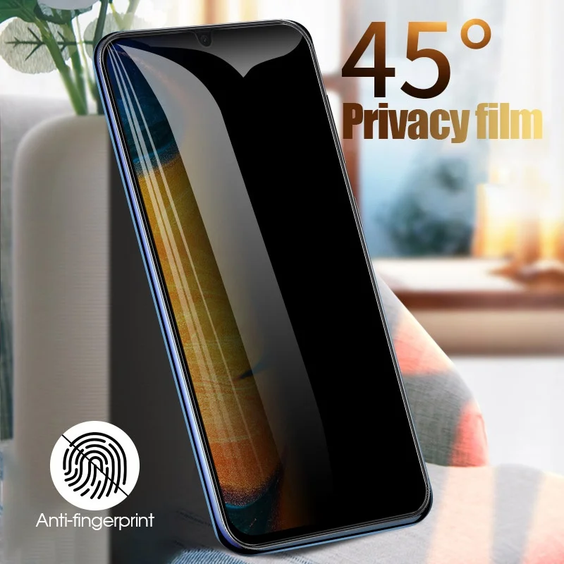 Anti Spy Privacy Glass Case - Funda antiespía para samsung a70s, protector