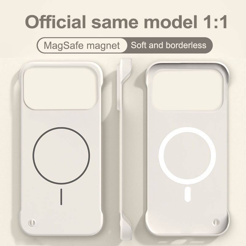 Ultra Thin Frameless Phone Cover - Funda de teléfono sin marco magnética