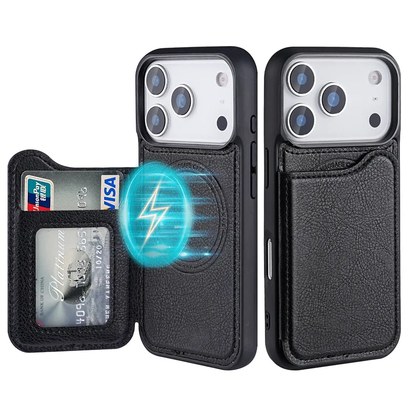 Funda Protectora para Teléfono - Leather Wallet Card Holder Phone Cover reseña y precio