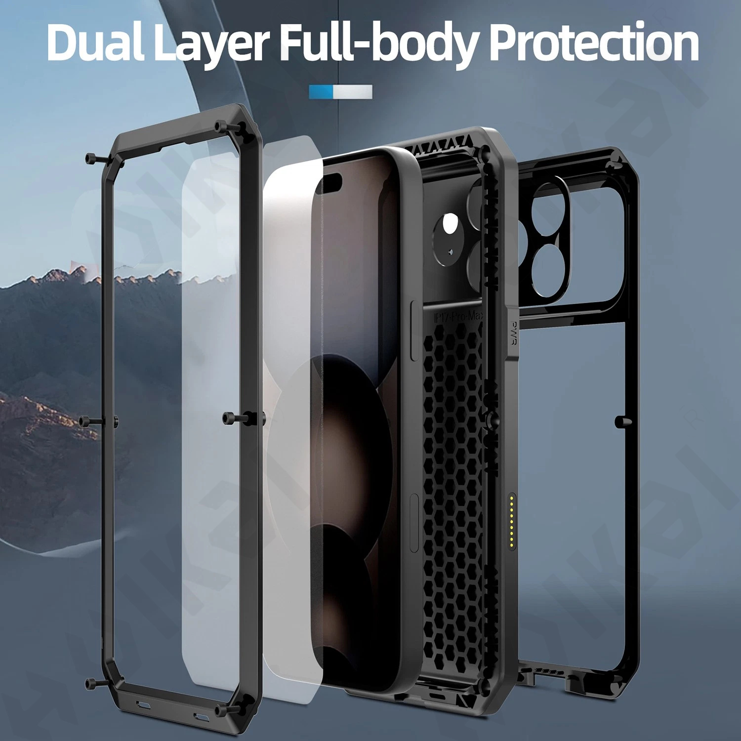 Funda adecuada para iPhone 18  - Heavy Duty 360 Full Body Protective Case reseña y precio