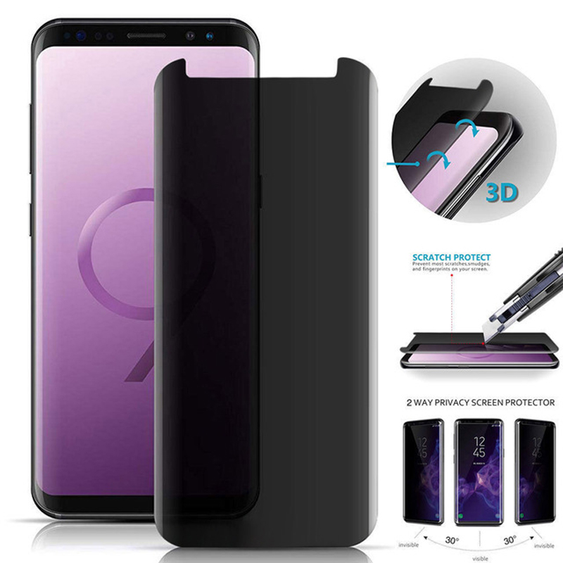Protector de pantalla de vidri - Anti Spy Privacy Glass Case reseña y precio