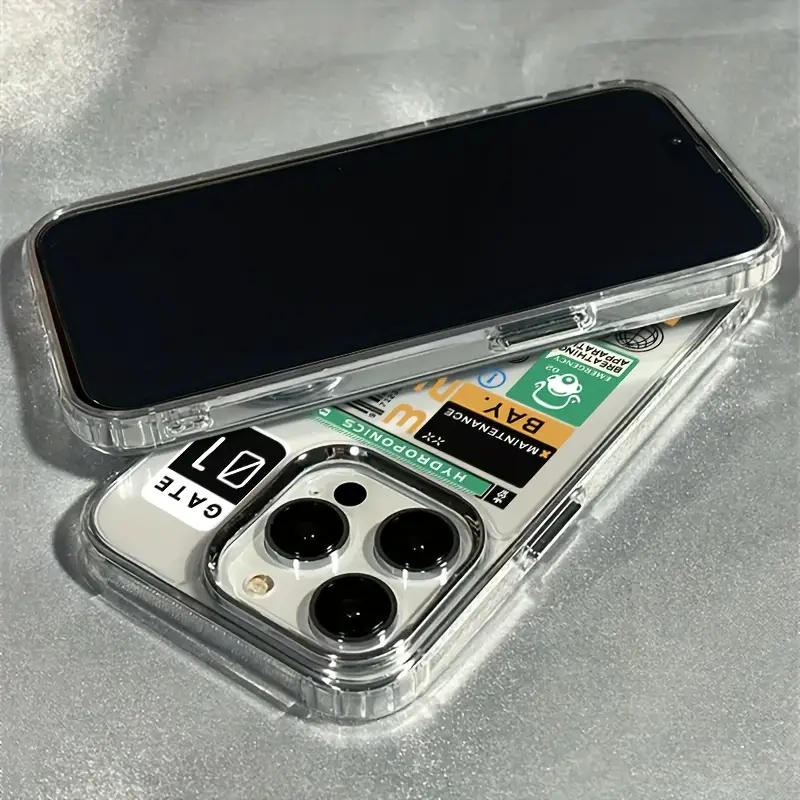 Etiquetas adhesivas para coche - Clear Shockproof Bumper Case reseña y precio