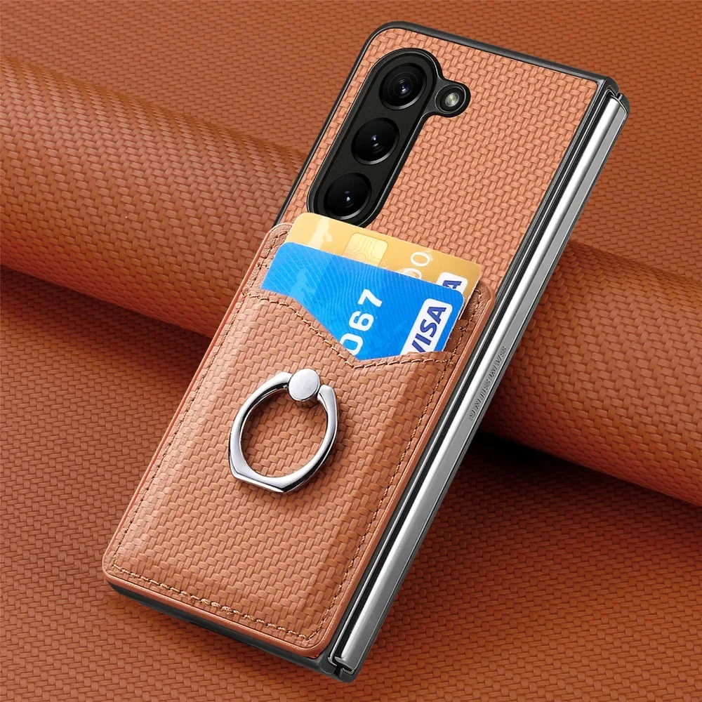 Funda de cuero PU para teléfon - Leather Wallet Card Holder Phone Cover reseña y precio
