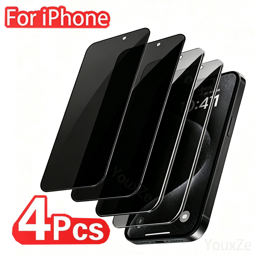 4 Piezas de Cristal Templado A - Anti Spy Privacy Glass Case reseña y precio